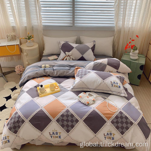 luxury customized four piece bedding set for wholesale